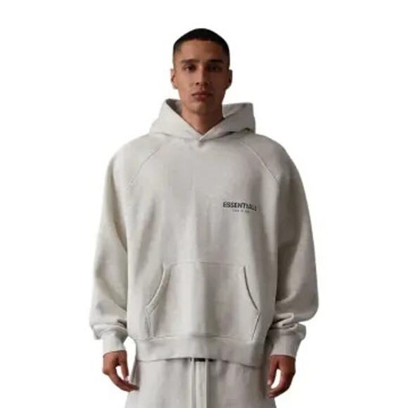 NWT - Essentials Fear of God Oatmeal Hoodie - L - Picture 3 of 10